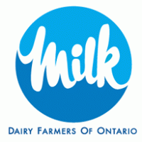 MILK_dairy farmers of ontario logo vector logo