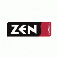 zen diamond logo vector logo