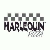 Harlequin Pizza logo vector logo