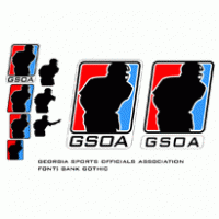 GSOA – Georgia Sports Officials Association logo vector logo