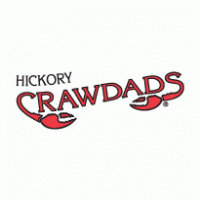 Hickory Crawdads logo vector logo
