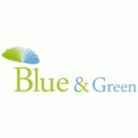 Blue and Green logo vector logo