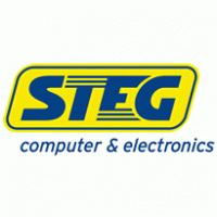 Steg computer & electronics logo vector logo
