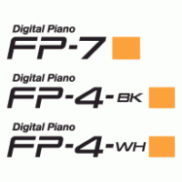 FP-7 FP-4 Digital Piano logo vector logo