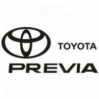 Toyota Previa logo vector logo