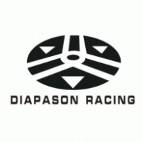 Diapason racing logo vector logo