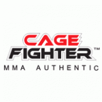 Cage Fighter logo vector logo