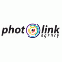 Photolink agency logo vector logo
