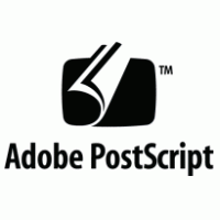 Adobe PostScript logo vector logo