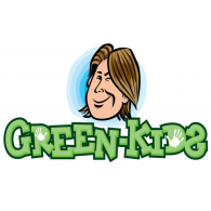Green-Kids logo vector logo