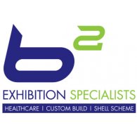 b2 Exhibitions logo vector logo