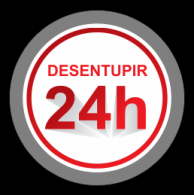Desentupidora 24h logo vector logo