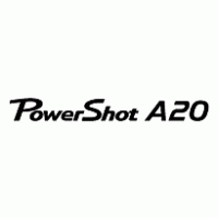 Canon Powershot A20 logo vector logo