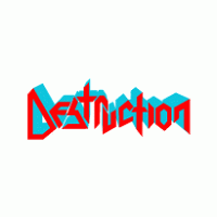 Destruction logo vector logo