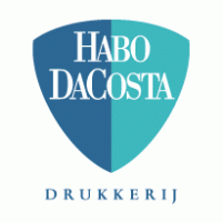 Habo Dacosta Drukkerij logo vector logo