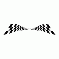 Checkered wave logo vector logo