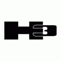 H3 logo vector logo