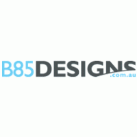 B85 Designs logo vector logo