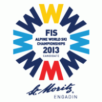 St. Moritz Engadin 2013 FIS Alpine World Ski Championships Candidate logo vector logo