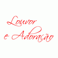 LOUVOR E ADORAЗГO logo vector logo