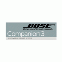 BOSE Companion 3 logo vector logo