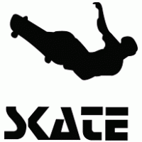 Skate logo vector logo
