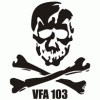 VFA 103 Skull Squadron logo vector logo