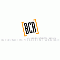 bcr informieren leiten werben logo vector logo