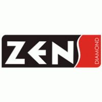 zen diamond logo vector logo