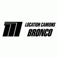 Location Camions Bronco logo vector logo