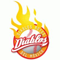 Diablos rojos del mexico logo vector logo