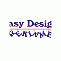 Easy design reklame logo vector logo