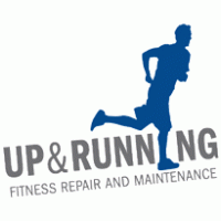 Up & Running logo vector logo
