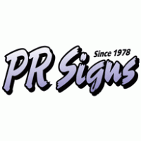 PR Signs logo vector logo