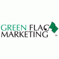 Green Flag Marketing logo vector logo