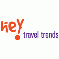 Hey Travel Trends logo vector logo