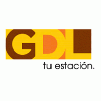 GDL tu estación logo vector logo