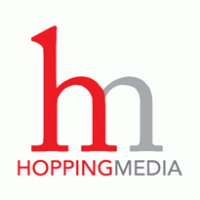 Hopping Media logo vector logo