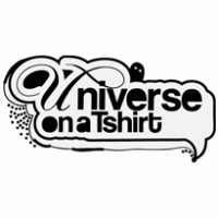 Universe on a t-shirt logo vector logo