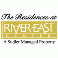 The Residences at River East logo vector logo