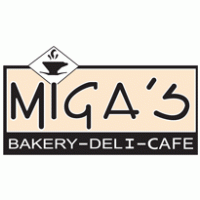 MIGAS bakery-deli-cafe logo vector logo