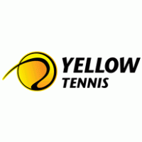 Yellow Tennis logo vector logo