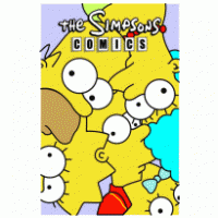 Simpsons comics logo vector logo