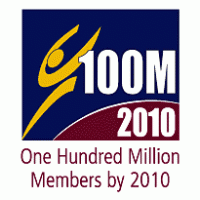 100 Million by 2010 logo vector logo
