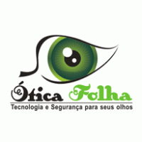 Ótica Folha logo vector logo