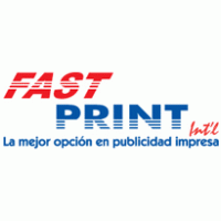 Fast Print logo vector logo