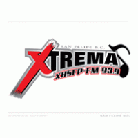 radio XTREMA 93.9FM logo vector logo