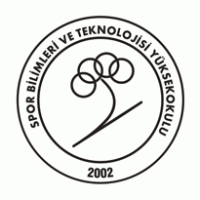 spor bilimleri ve teknolojisi yüksekokulu logo vector logo