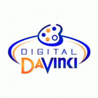 Digital DaVinci logo vector logo