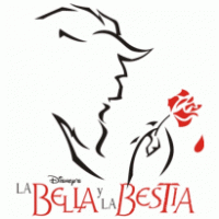 La Bella y la Bestia logo vector logo